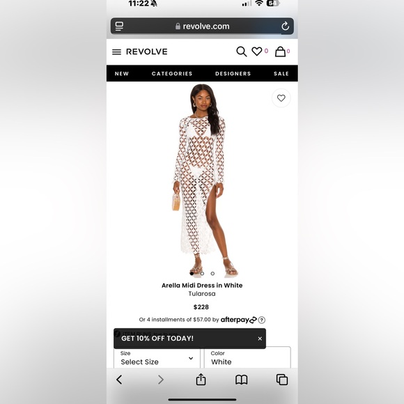 Tularosa | Dresses | Revolve Arella Midi Dress In Whitetularosa | Poshmark